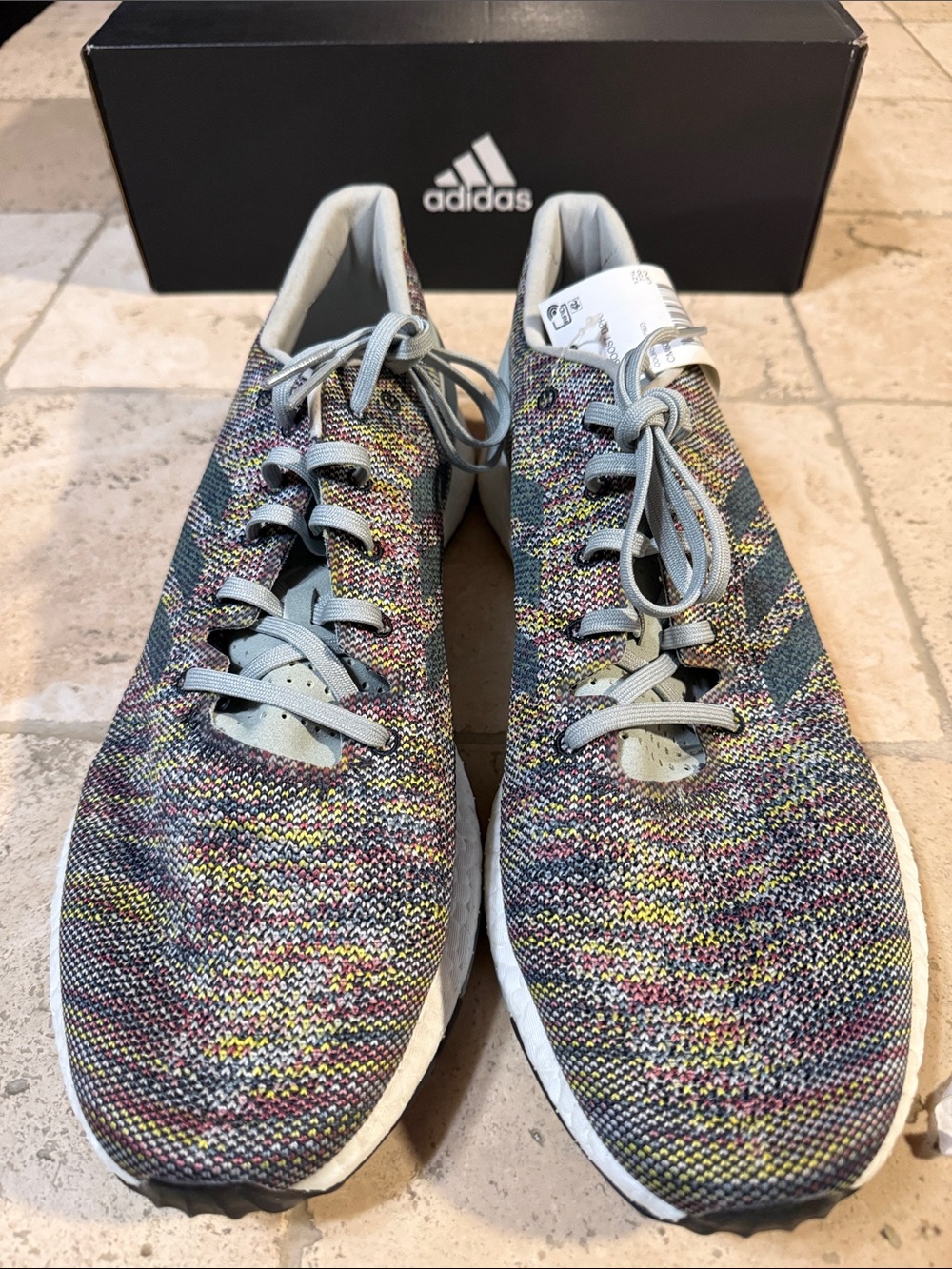 adidas Multicolor Knit Athletic Runners